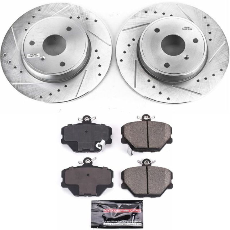 Power Stop 08-16 Smart Fortwo Front Z23 Evolution Sport Brake Kit PowerStop