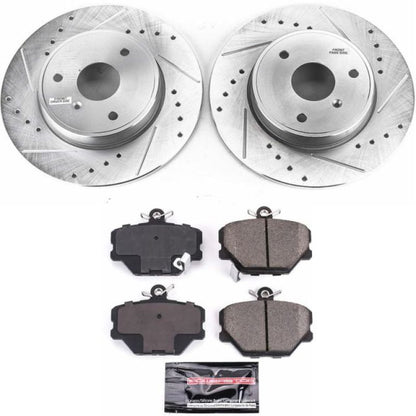Power Stop 08-16 Smart Fortwo Front Z23 Evolution Sport Brake Kit PowerStop