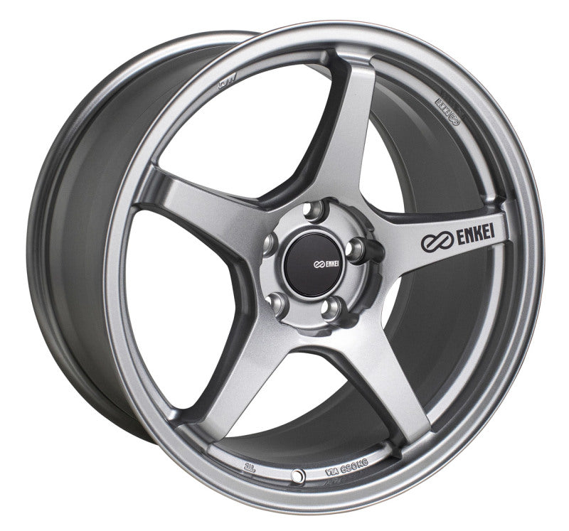 Enkei TS-5 18x8.5 5x108 40mm Offset 72.6mm Bore Storm Grey Wheel - eliteracefab.com