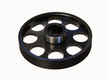 Torque Solution Lightweight Crank Pulley (Black): Hyundai Genesis Coupe 3.8 2010+