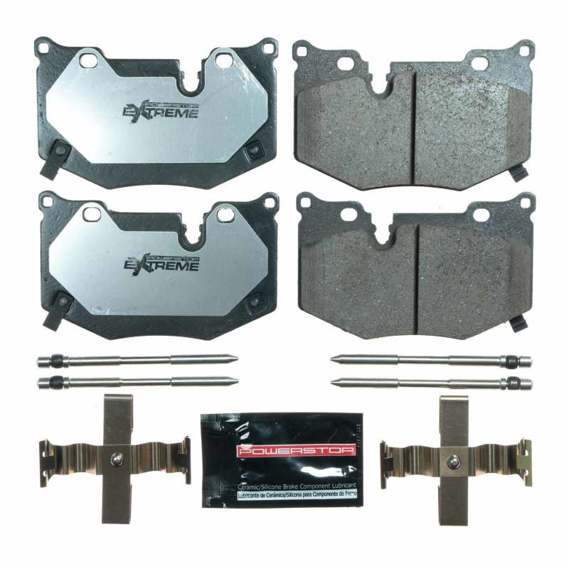 Power Stop 2020 Chevrolet Corvette C8 Z51 Rear Z26 Extreme Street Brake Pads w/Hardware - eliteracefab.com