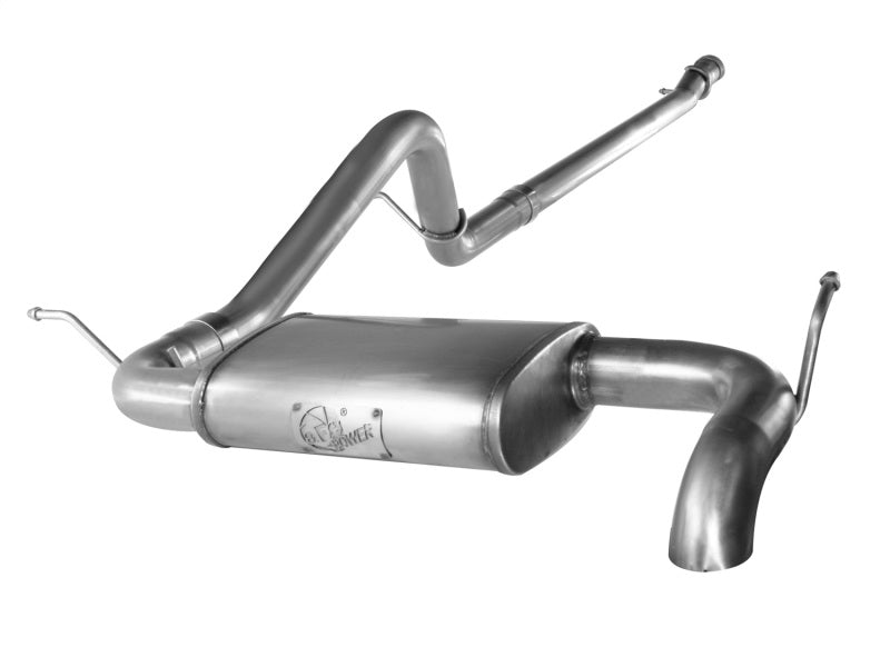 aFe MACHForce XP Exhausts Cat-Back SS-409 EXH CB Jeep Wrangler 2012 V6-3.6L (4 Dr) aFe