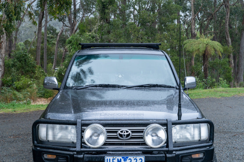 ARB Roof Rack Base with Mount Kit - Flat Rack with Wind Deflector - eliteracefab.com