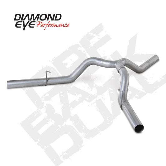 Diamond Eye KIT 4in DPF-BACK DUAL AL: DODGE 6.7L 2500 2014 SHORT BOX CREW CAB & MEGA CAB Diamond Eye Performance