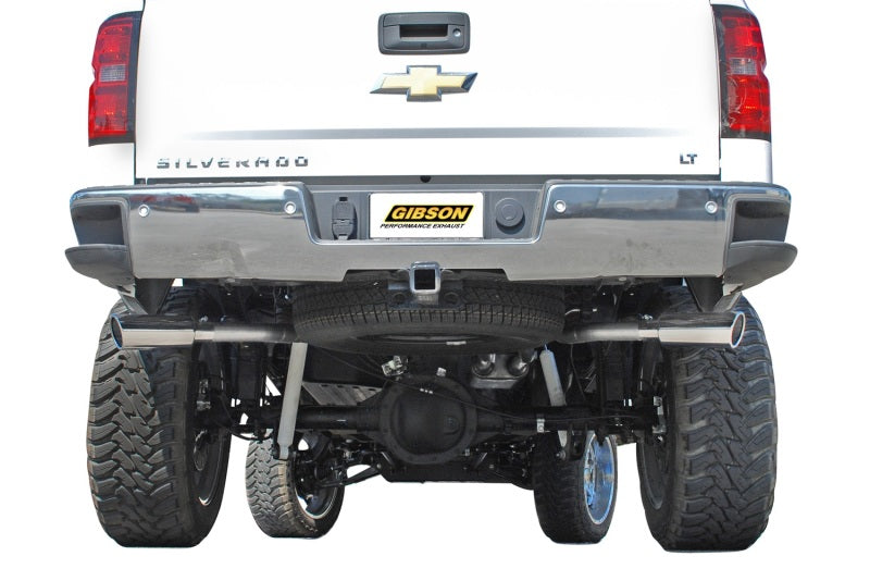 Gibson 15-18 Chevrolet Silverado 1500 LS 5.3L 3in/2.25in Cat-Back Dual Extreme Exhaust - Aluminized Gibson