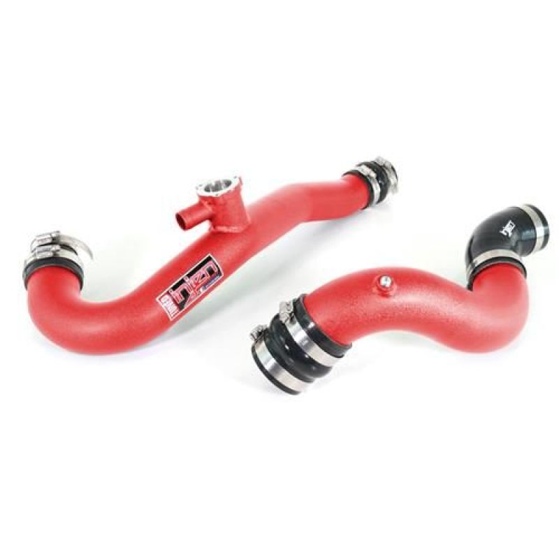 Injen 15-19 Ford Mustang 2.3L EcoBoost Aluminum Intercooler Piping Kit - Wrinkle Red - eliteracefab.com