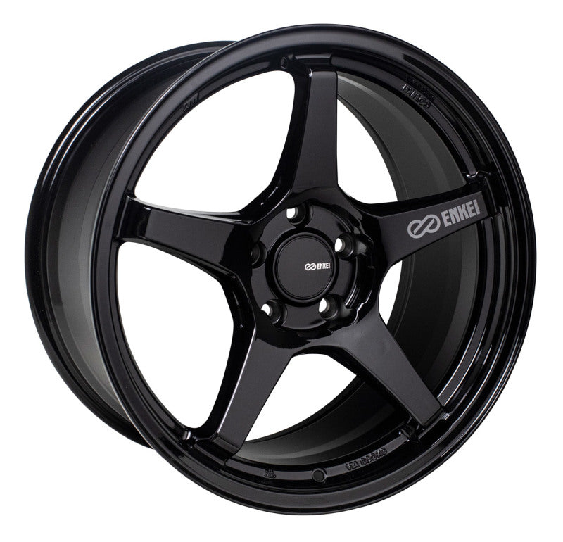 Enkei TS-5 17x9 5x100 45mm Offset 72.6mm Bore Gloss Black Enkei
