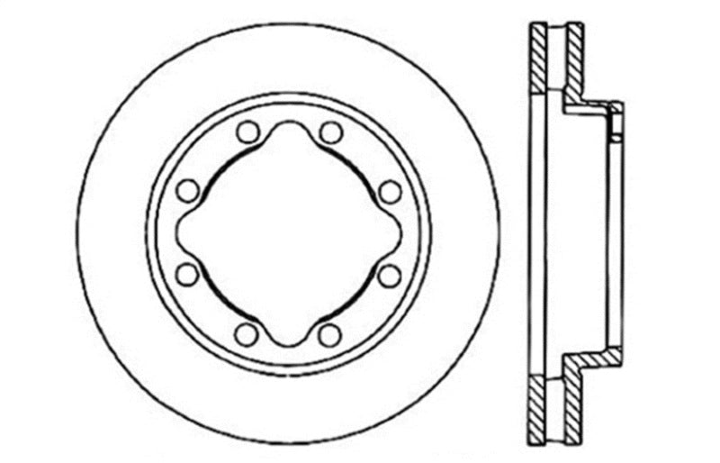 StopTech Slotted & Drilled Sport Brake Rotor Stoptech