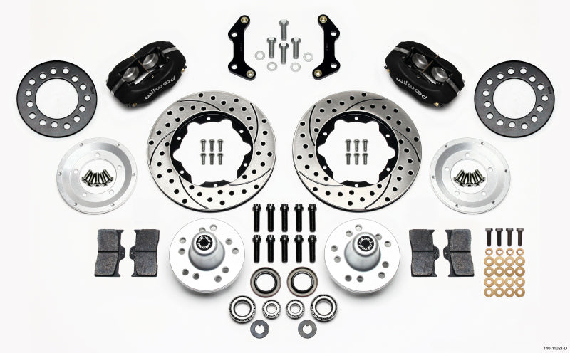 Wilwood Forged Dynalite Front Kit 11.00in Drilled 70-72 CDP B & E Body-Disc Wilwood