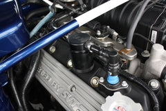 J&L 07-14 Ford Mustang GT500 Passenger Side Oil Separator 3.0 - Black Anodized - eliteracefab.com