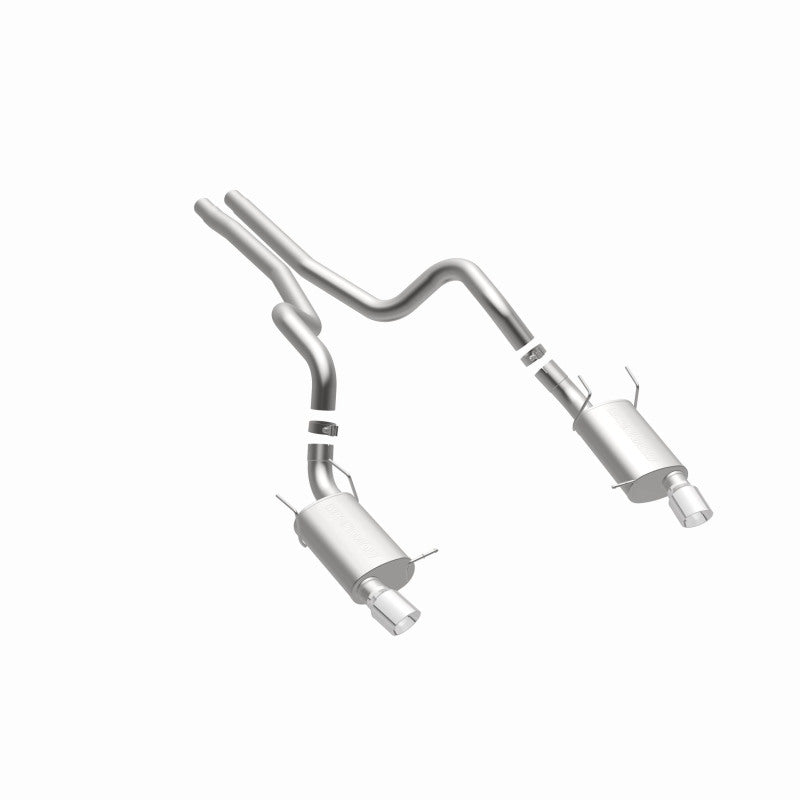 MagnaFlow 13 Ford Mustang Dual Split Rear Exit Stainless Cat Back Performance Exhaust (Street) Magnaflow