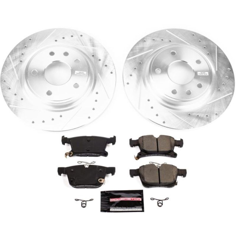 Power Stop 17-19 Chrysler Pacifica Rear Z23 Evolution Sport Brake Kit - eliteracefab.com