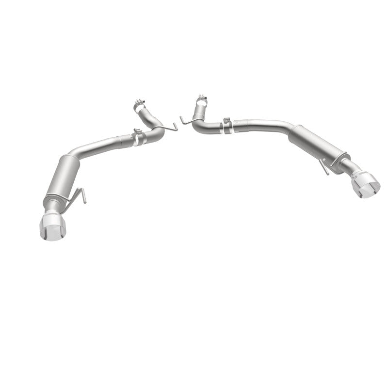 MagnaFlow Axle Back, SS, 2.5in, Competition, Dual Split Polish 4.5in Tip 2015 Ford Mustang Ecoboost Magnaflow