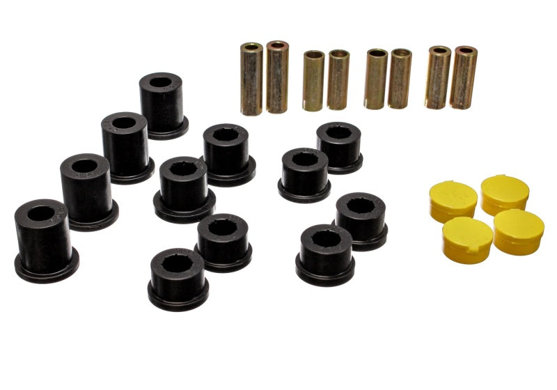 Energy Suspension 90-97 Mazda Miata Black Front Control Arm Bushing Set - eliteracefab.com