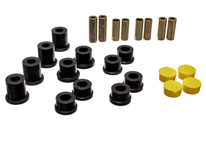 Energy Suspension 90-97 Mazda Miata Black Front Control Arm Bushing Set - eliteracefab.com