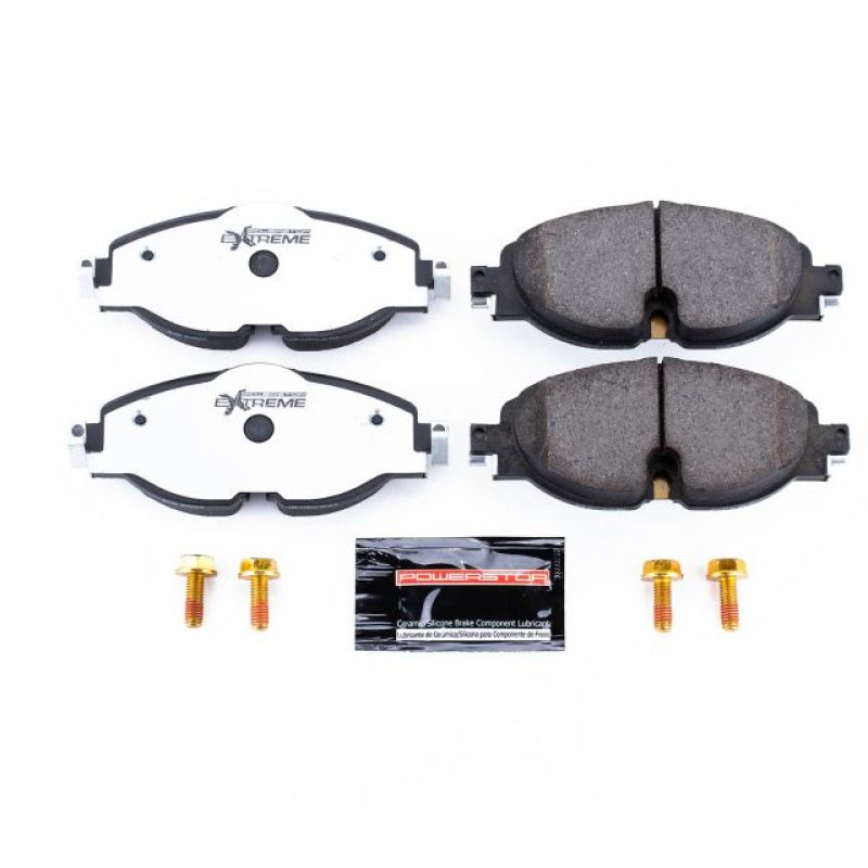 Power Stop 15-19 Audi A3 Front Z26 Extreme Street Brake Pads w/Hardware - eliteracefab.com