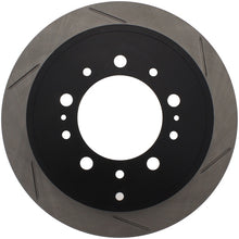 Load image into Gallery viewer, StopTech Power Slot 08-09 Lexus LX450/470/570 / 07-09 Toyota Tundra Slotted Left Rear Rotor - eliteracefab.com