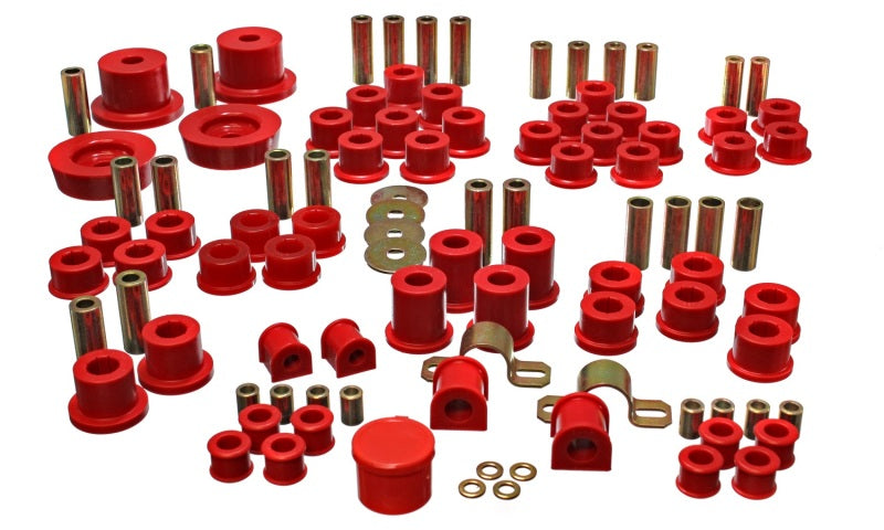 Energy Suspension 90-97 Mazda Miata Red Hyper-Flex Master Bushing Set - eliteracefab.com