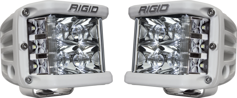 Rigid Industries D-SS - Spot - Set of 2 - White Housing - eliteracefab.com