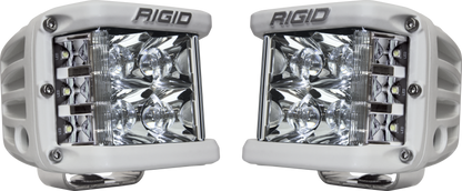 Rigid Industries D-SS - Spot - Set of 2 - White Housing - eliteracefab.com