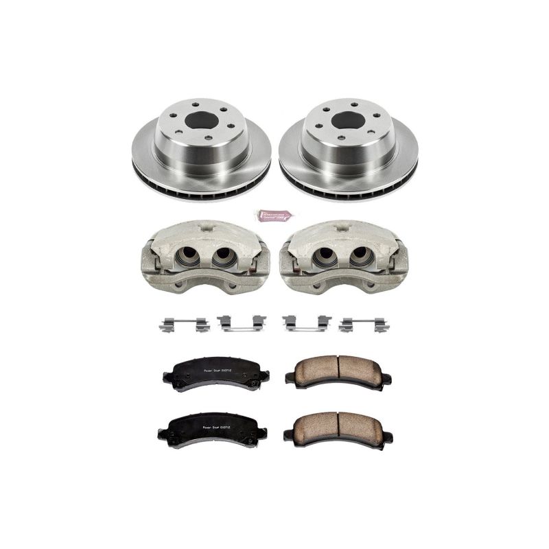 Power Stop 03-06 Cadillac Escalade Rear Autospecialty Brake Kit w/Calipers - eliteracefab.com