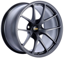 Load image into Gallery viewer, BBS RI-A 18x10.5 5x114.3 ET18 Matte Graphite Wheel -82mm PFS/Clip Required