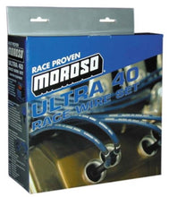 Load image into Gallery viewer, Moroso Chevrolet Big Block Ignition Wire Set - Ultra 40 - Sleeved - HEI - Crab Cap - 90 Degree - Blk