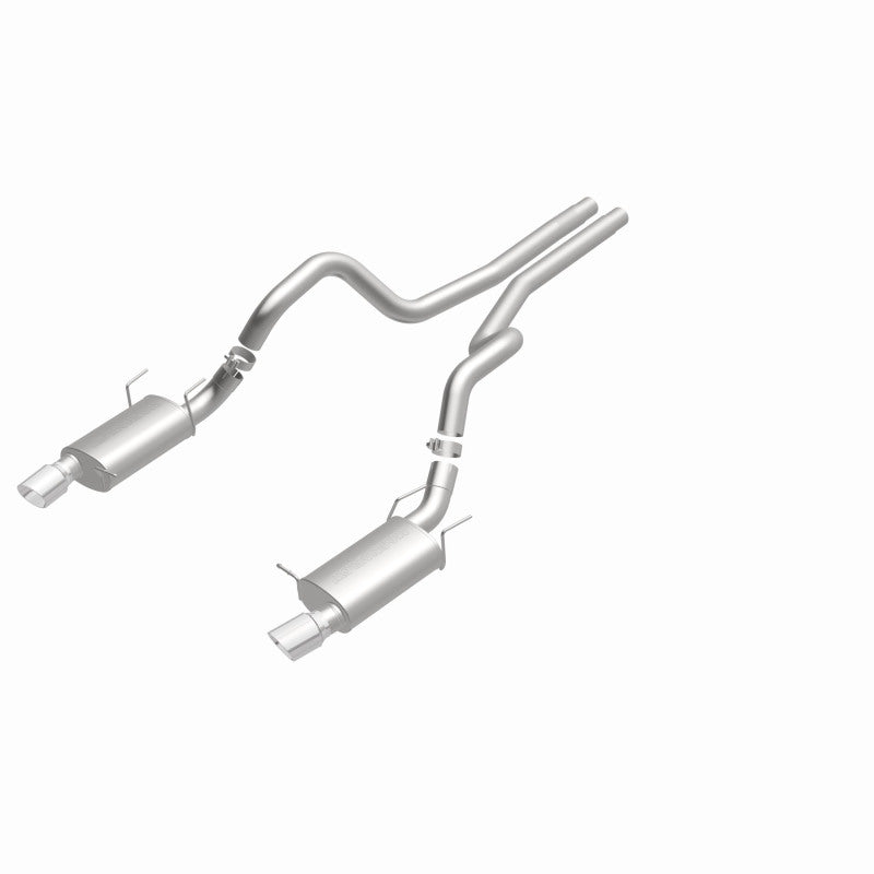 MagnaFlow 13 Ford Mustang Dual Split Rear Exit Stainless Cat Back Performance Exhaust (Street) Magnaflow