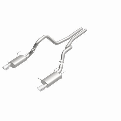 MagnaFlow 13 Ford Mustang Dual Split Rear Exit Stainless Cat Back Performance Exhaust (Street) Magnaflow