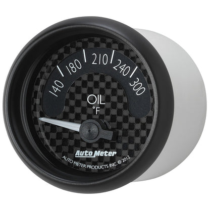 Autometer GT Series 52mm Short Sweep Electronic 140-300 Deg F Oil Temperature 8048