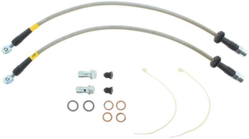 StopTech 02-03 Mini & Mini S Rear Stainless Steel Brake Line Kit - eliteracefab.com