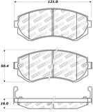 StopTech Premium Ceramic Front Brake Pads - 308.04220