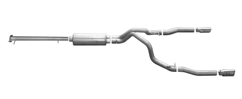 Gibson 15-19 GMC Sierra 2500 HD Base 6.0L 3in Cat-Back Dual Split Exhaust - Stainless Gibson