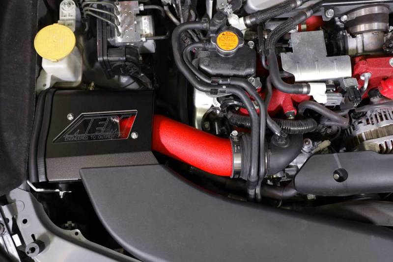 AEM Induction 2019 Subaru WRX STI 2.5L Cold Air Intake - Wrinkle Red - eliteracefab.com