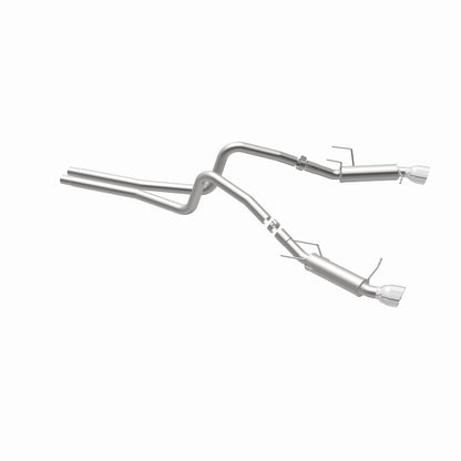 Magnaflow 2014 Ford Mustang V6 3.7L Comp Series Dual Split Rear Polished Stainless C/B Perf Exhaust Magnaflow