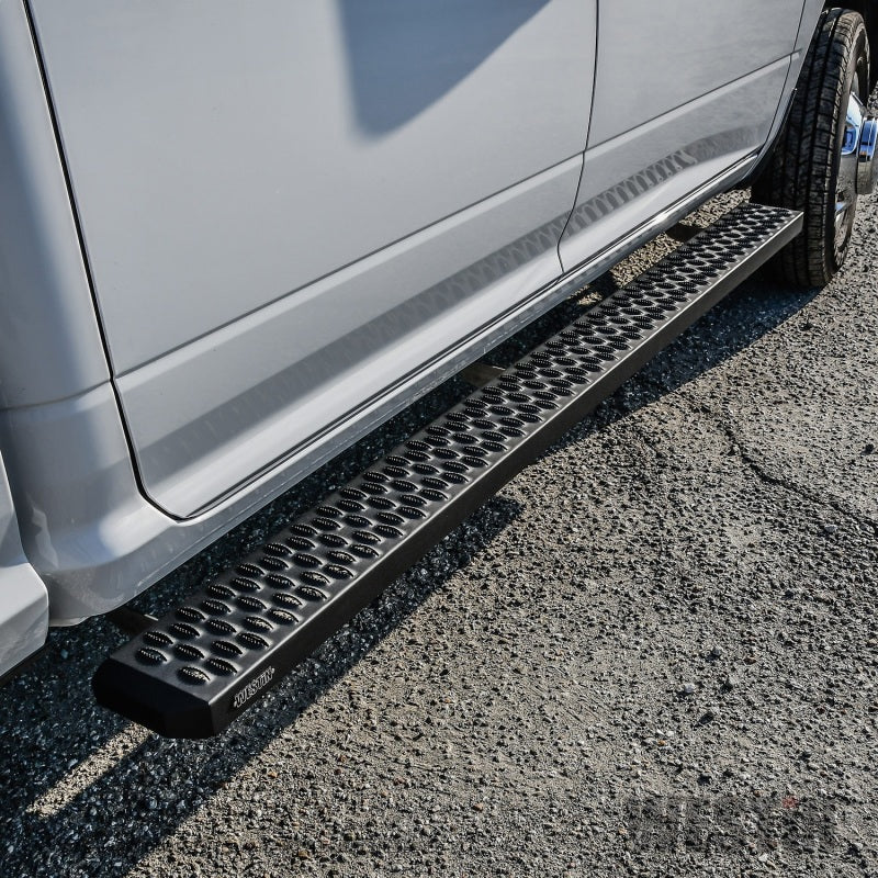 Westin Grate Steps Running Boards 83 in - Textured Black - eliteracefab.com