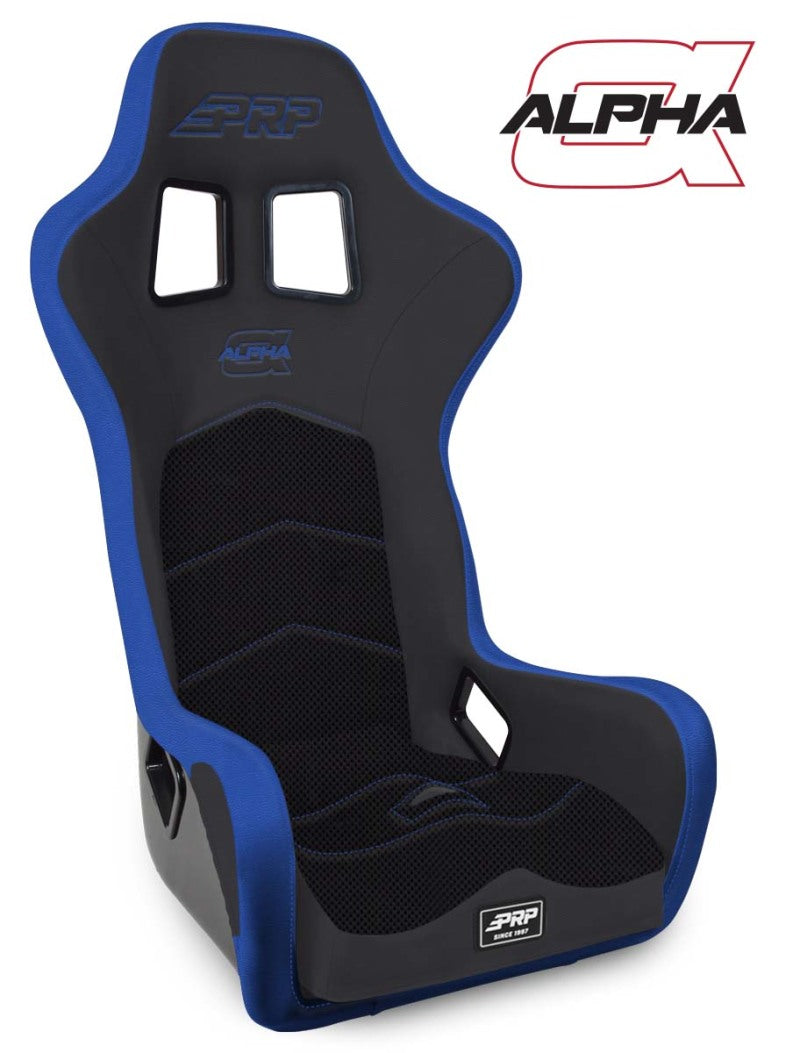 PRP Alpha Composite Seat- Black/Blue A3901-V