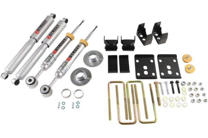 Belltech 09-13 Ford F150 Ext&Quad Cab Short Bed 2WD Lowering Kit w/ SP Shocks 5.5in R Drop - eliteracefab.com