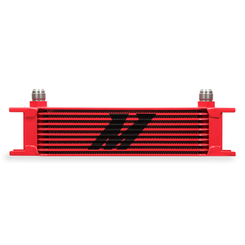 Mishimoto Universal 10 Row Oil Cooler - Red - eliteracefab.com