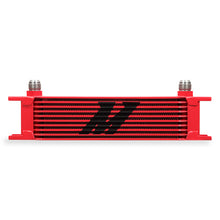 Load image into Gallery viewer, Mishimoto Universal 10 Row Oil Cooler - Red - eliteracefab.com