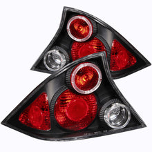 Load image into Gallery viewer, ANZO USA Honda Civic 2dr Taillights Black W/ Halo; 2001-2003 - eliteracefab.com