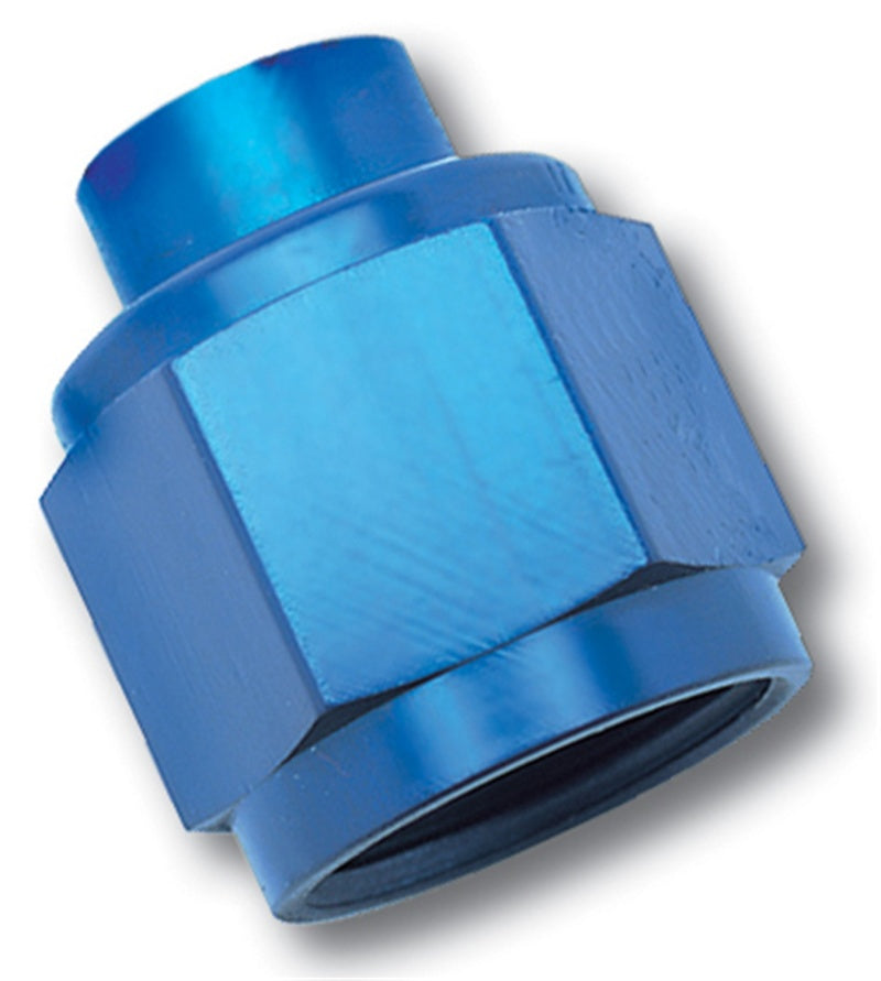 Russell Performance -4 AN Flare Cap (Blue)