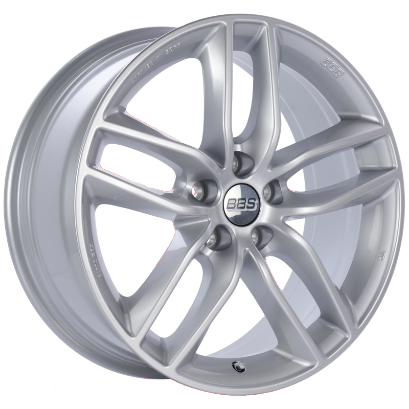 BBS SX 18x8 5x120 ET30 Sport Silver Wheel -82mm PFS/Clip Required SX0102SK