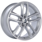 BBS SX 18x8 5x120 ET45 Sport Silver Wheel -82mm PFS/Clip Required