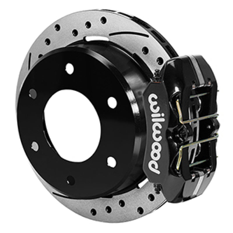 Wilwood 63-87 C10/C15 DynaPro FDPLP Black Calipers 11in x .81in D/S Rotors 6-Lug Rear Disc Brake Kit Wilwood