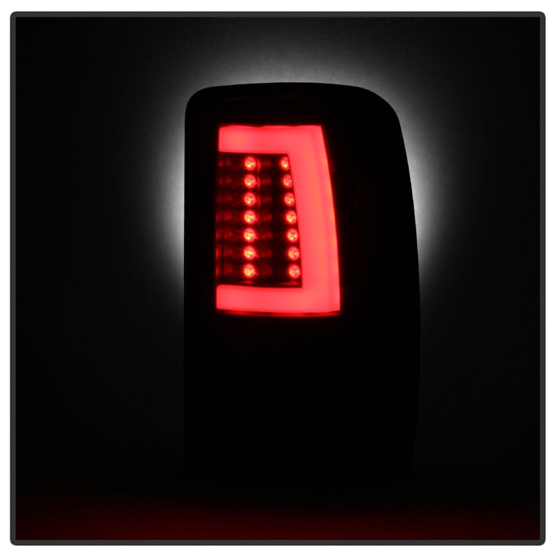 Spyder 00-06 GMC Yukon/Yukon XL V2 Light Bar LED Tail Lights - Black (ALT-YD-CD00V2-LBLED-BK) - eliteracefab.com