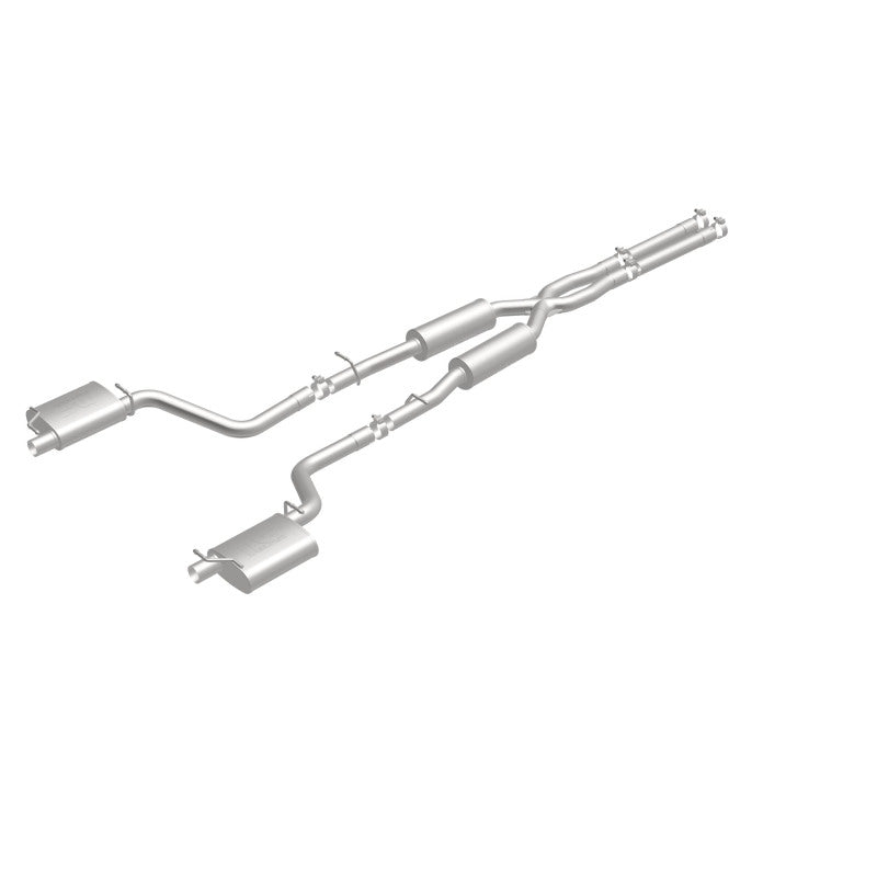 MagnaFlow Cat-Back SS 2.5in Dual Split Rear Exit (OEM Tips) 15-16 Dodge/Chrysler Charger/300 5.7L V8 Magnaflow