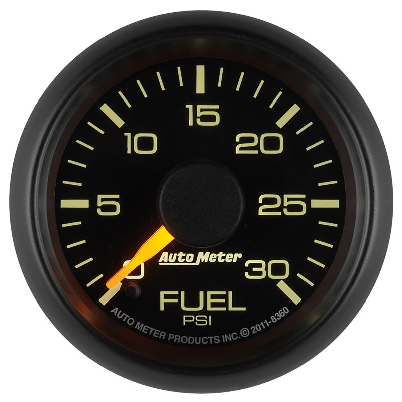 Autometer Factory Match Chevy 2-1/16in FSE 0-30 PSI Fuel Pressure Gauge 8360