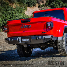 Load image into Gallery viewer, Westin 2020 Jeep Gladiator WJ2 Rear Bumper - Textured Black - eliteracefab.com