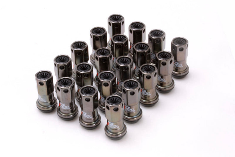 Project Kics 12X1.25 R40 Iconix Classical Lug Nuts w/ Black Plastic Cap - 20 - No Locks - eliteracefab.com